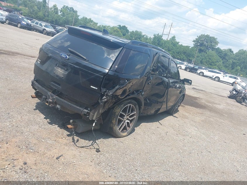 Vin: 1fm5k8gt5ggb96528, lot: 46194777, ford explorer sport 20164
