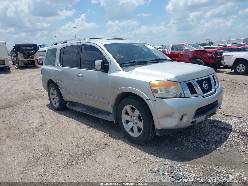 Vin: 5n1ba0nd1cn607707, lot: 46194779, nissan armada sl 20121
