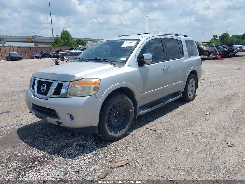 Vin: 5n1ba0nd1cn607707, lot: 46194779, nissan armada sl 20122