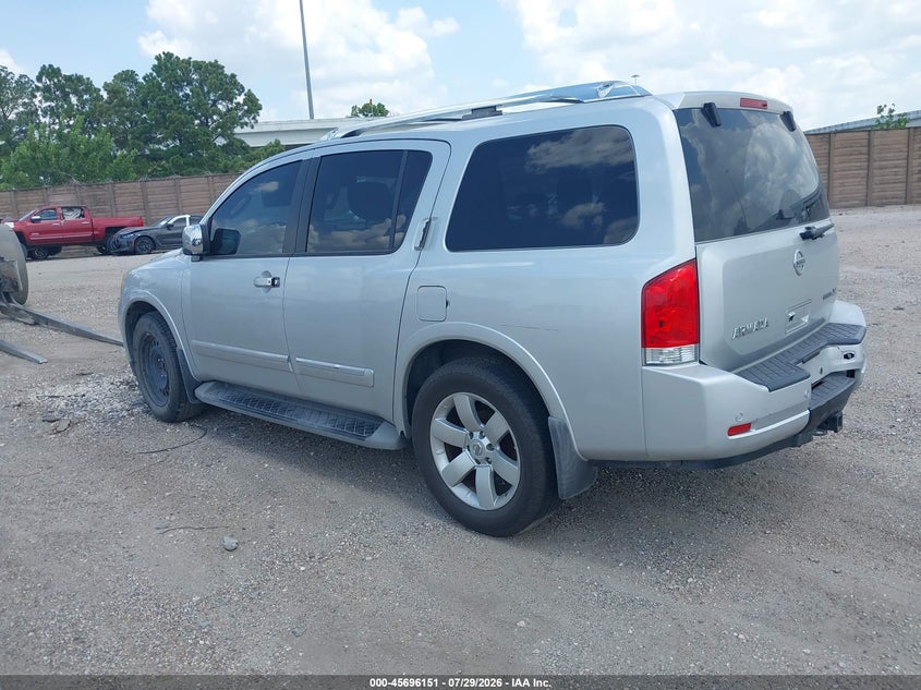 Vin: 5n1ba0nd1cn607707, lot: 46194779, nissan armada sl 20123