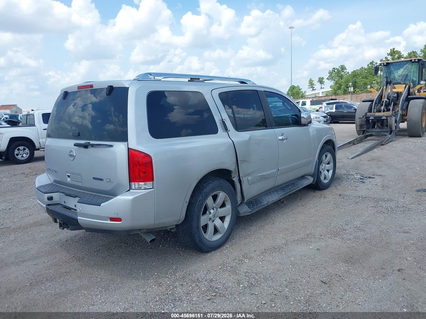 Vin: 5n1ba0nd1cn607707, lot: 46194779, nissan armada sl 20124