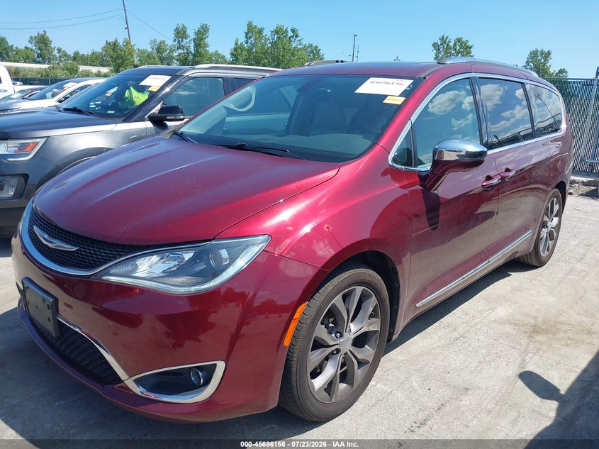 Vin: 2c4rc1gg8hr525896, lot: 46194784, chrysler pacifica limited 20172