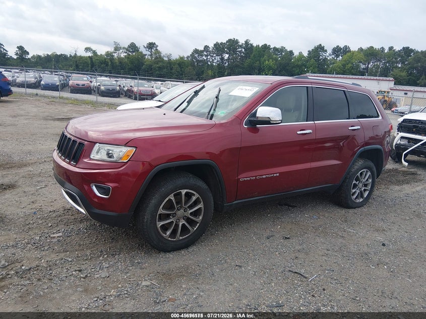 2014 Jeep Grand Cherokee Limited VIN: 1C4RJFBG3EC509698 Lot: 45696175