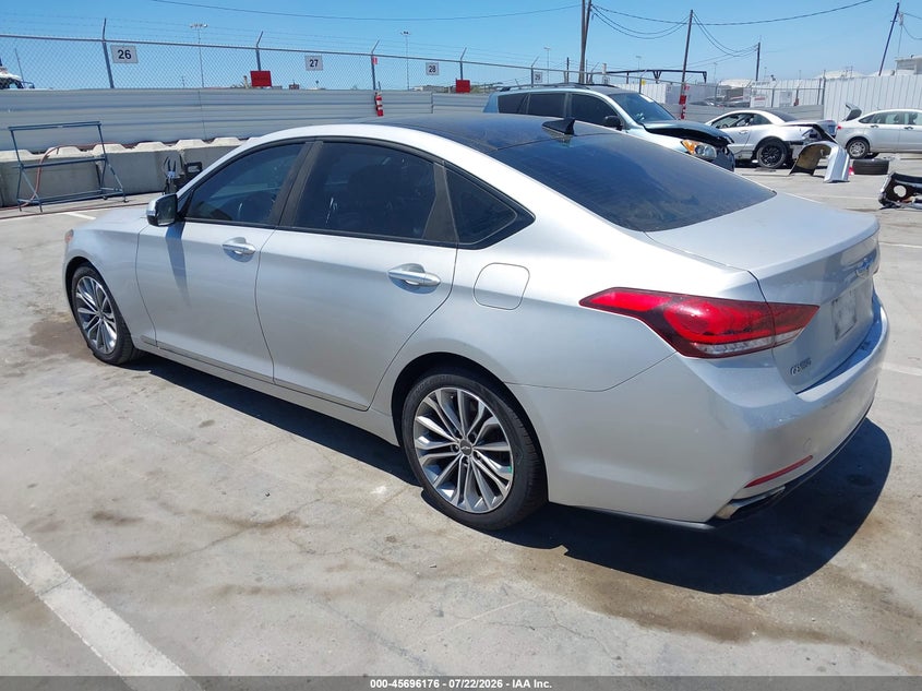 Vin: kmhgn4je6gu135502, lot: 46194804, hyundai genesis 3.8 20163