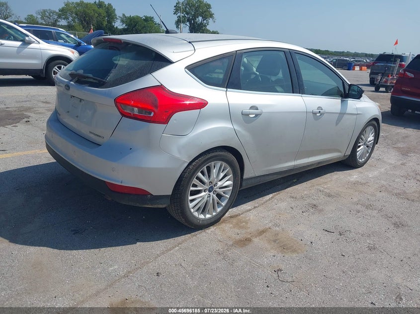 Vin: 1fadp3n27fl215803, lot: 46194813, ford focus titanium 20154