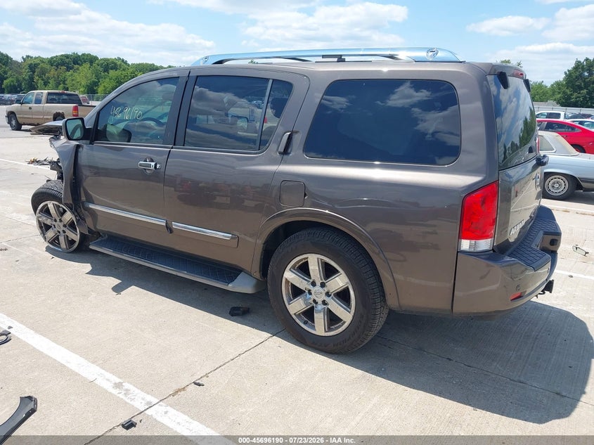 Vin: 5n1ba0nf9en601559, lot: 46194818, nissan armada platinum 20143