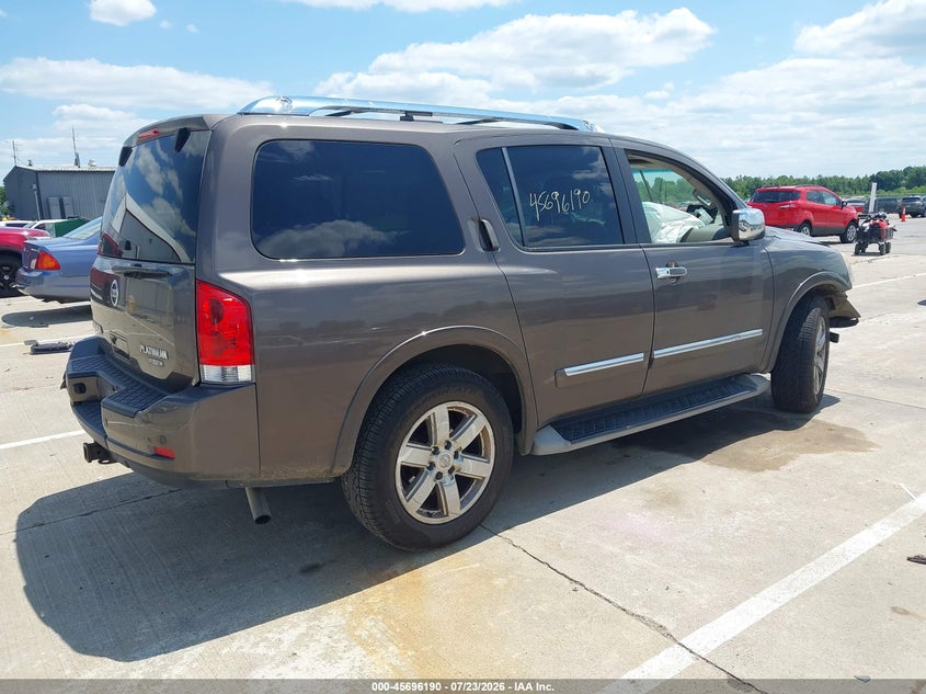 Vin: 5n1ba0nf9en601559, lot: 46194818, nissan armada platinum 20144
