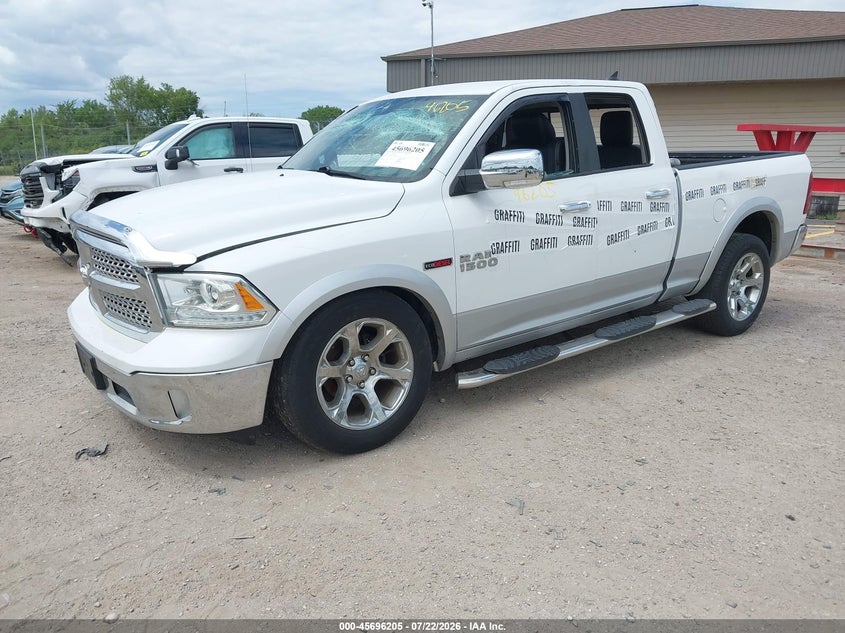 Vin: 1c6rr7jm4es382558, lot: 46194833, ram 1500 laramie 20142