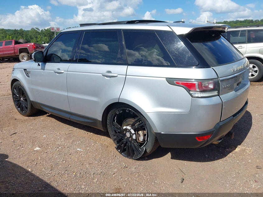 Vin: salwr2wf9ea322721, lot: 46194835, land rover range rover sport 3.0l v6 supercharged hse 20143