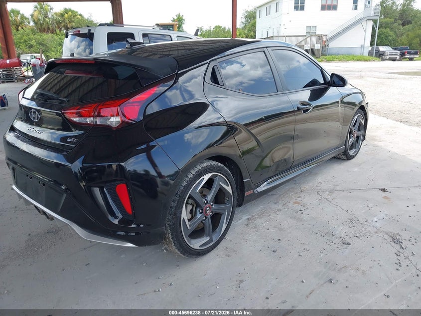 Vin: kmhth6abxlu021424, lot: 46194865, hyundai veloster turbo 20204