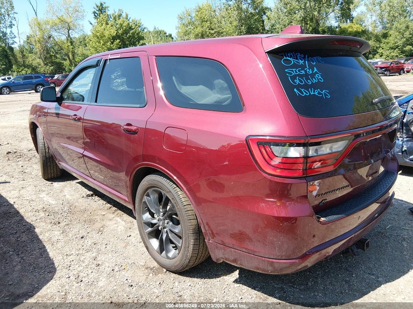 Vin: 1c4sdjct5nc206283, lot: 46194877, dodge durango r/t awd 20223