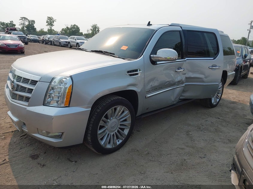 Vin: 1gys4kef2dr168935, lot: 46194882, cadillac escalade esv platinum edition 20132