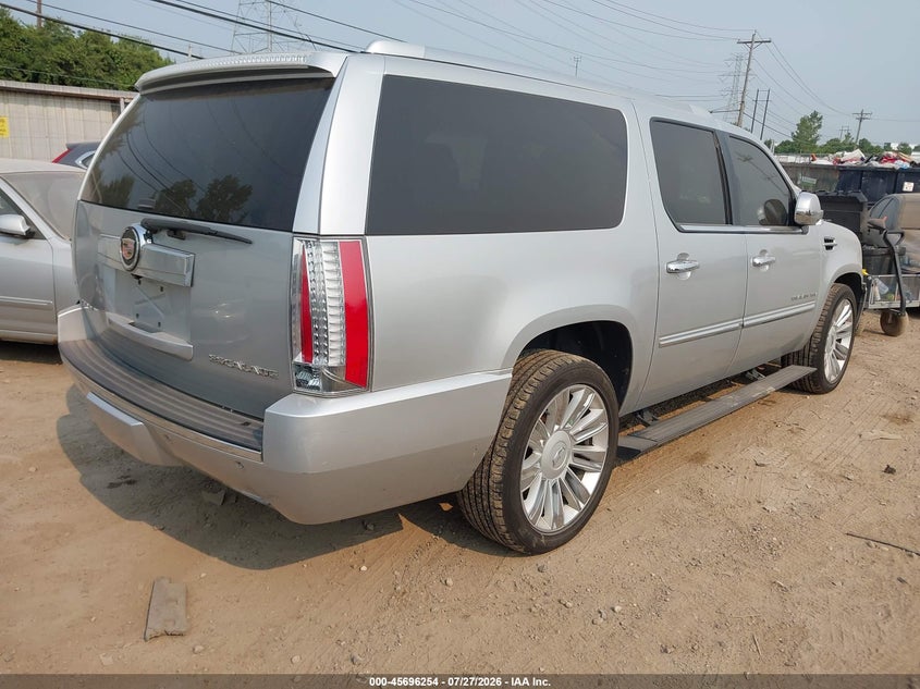 Vin: 1gys4kef2dr168935, lot: 46194882, cadillac escalade esv platinum edition 20134