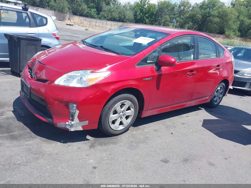 2012 TOYOTA PRIUS auction photo 2