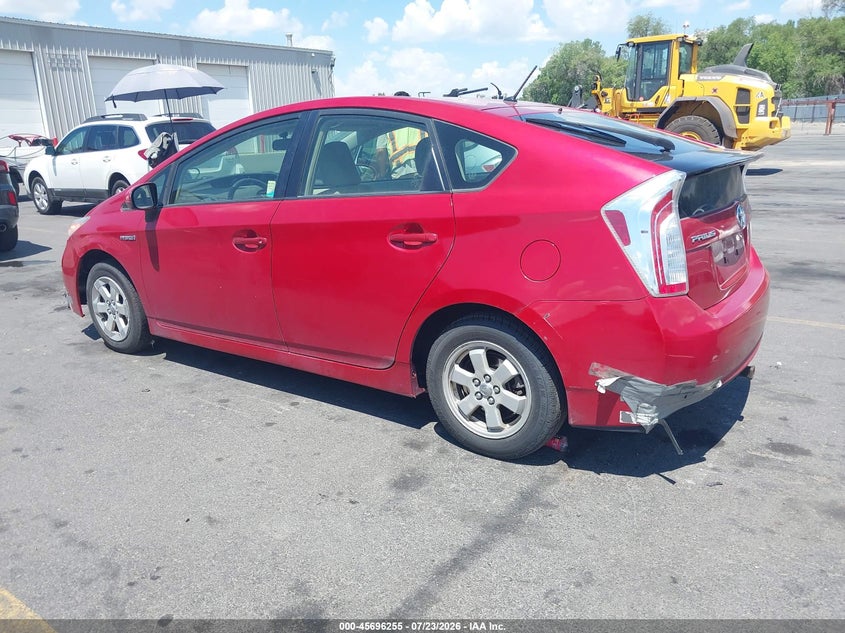 2012 TOYOTA PRIUS auction photo 3