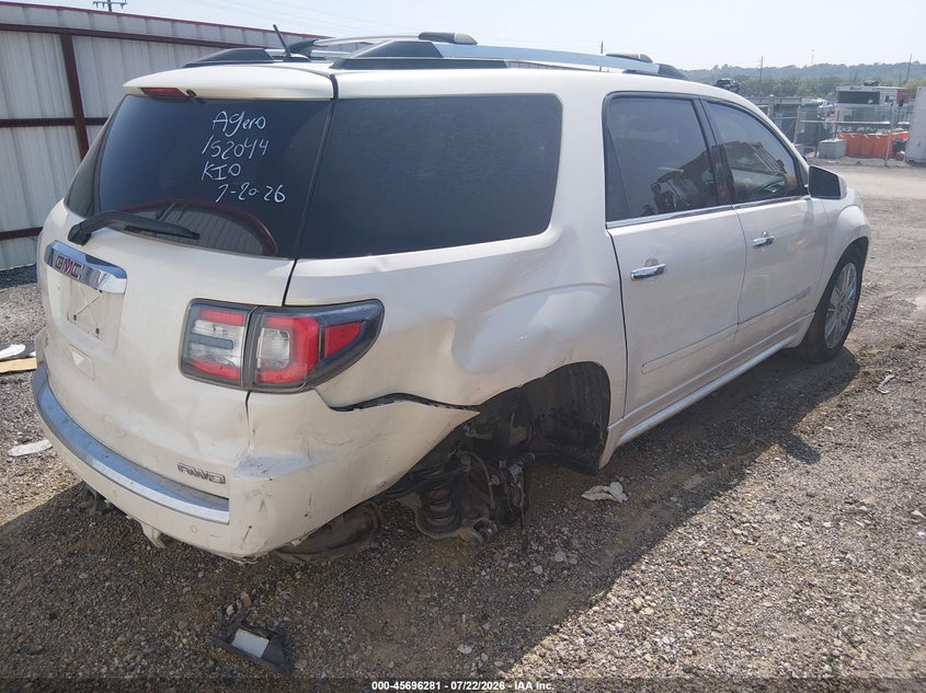 Vin: 1gkkvtkd0fj170166, lot: 46194909, gmc acadia denali 20154