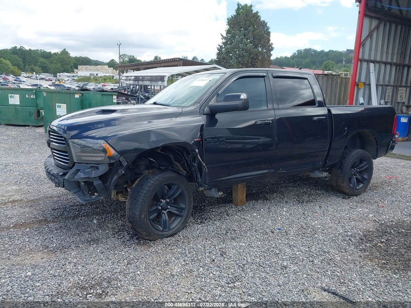 Vin: 1c6rr7mt6gs414108, lot: 46194945, ram 1500 sport 20162