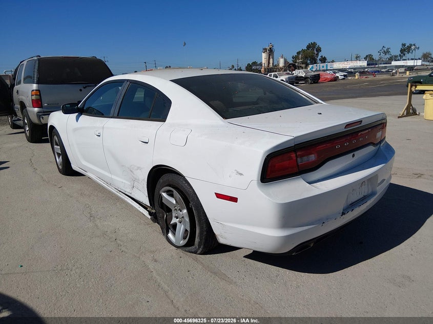 Vin: 2c3cdxat5ch287763, lot: 46194953, dodge charger police 20123
