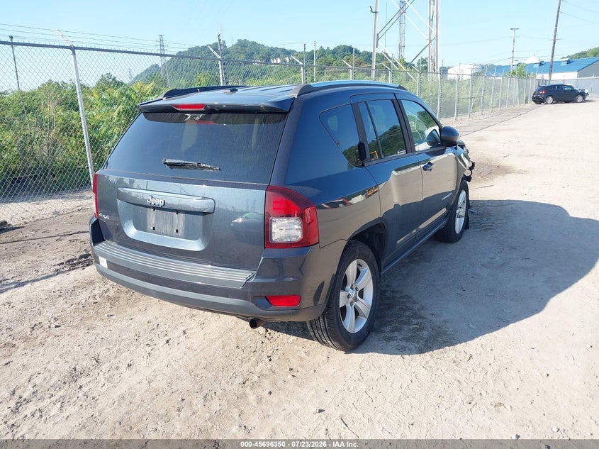 Vin: 1c4njdbb3ed712835, lot: 46194978, jeep compass sport 20144