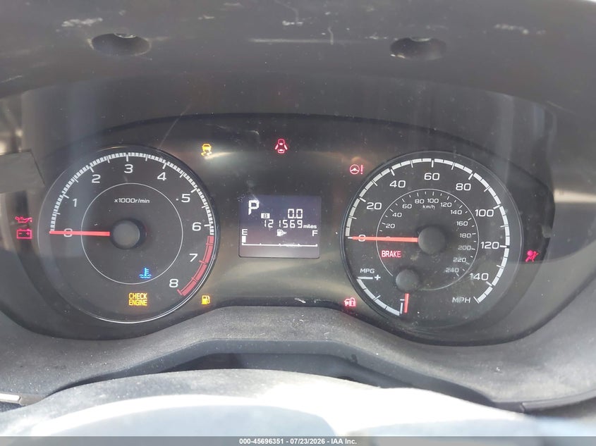 2019 SUBARU XV SPORT UTILITY VEHICLE 2.0L H-4 DI, DOHC, VVT, 152HP