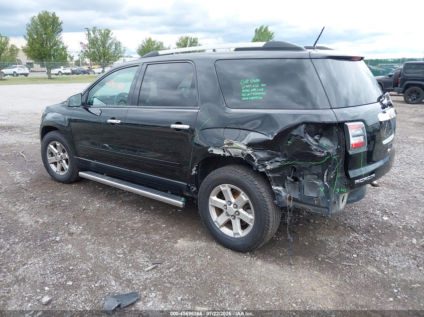Vin: 1gkkvned3gj237206, lot: 46194992, gmc acadia sle-1 20163