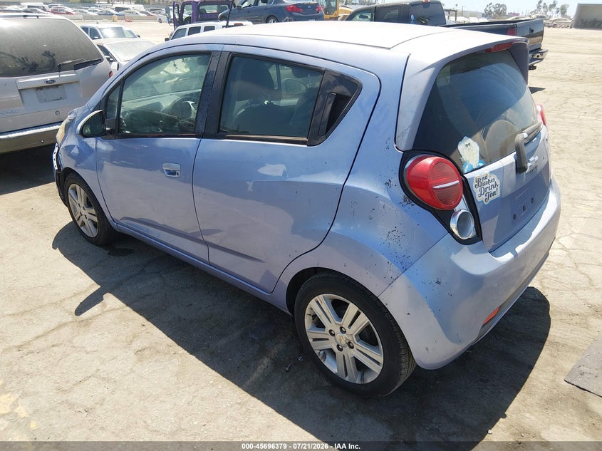 2015 Chevrolet Spark Ls Cvt VIN: KL8CB6S98FC748209 Lot: 45696379