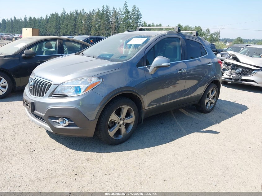 Vin: kl4cjfsb0eb727382, lot: 46195013, buick encore convenience 20142