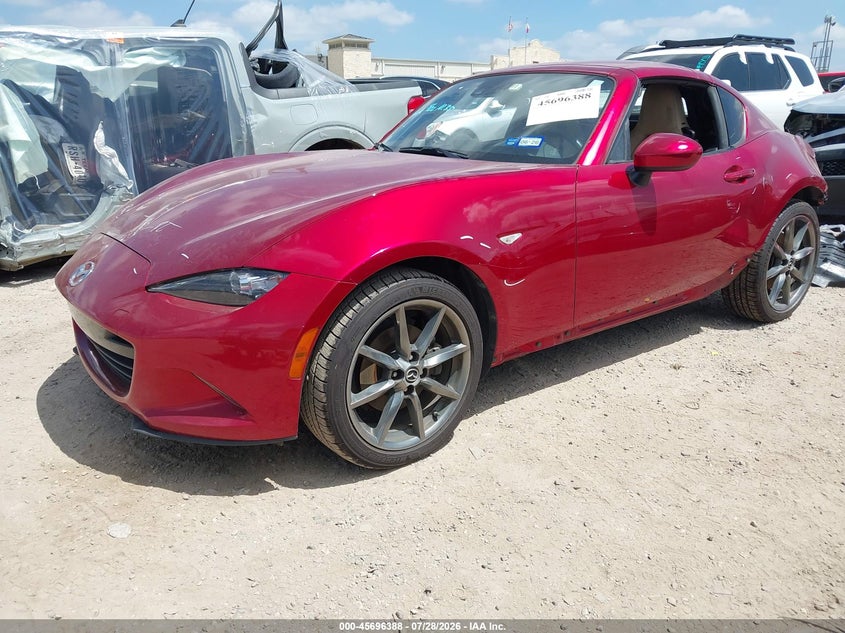 Vin: jm1ndam7xj0205298, lot: 46195016, mazda mx-5 miata rf grand touring 20182