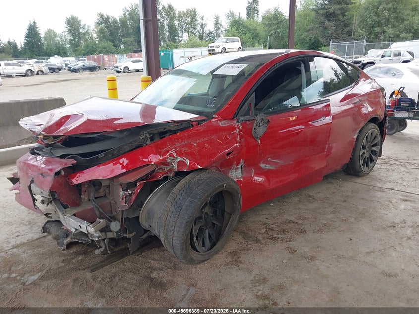2022 TESLA MODEL Y auction photo 2
