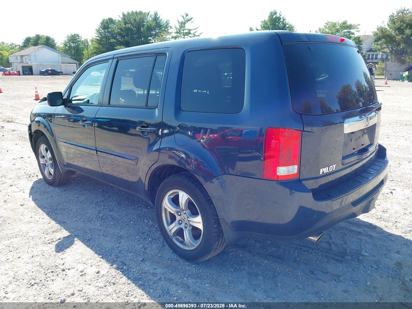 Vin: 5fnyf4h53cb058215, lot: 46195022, honda pilot ex-l 20123