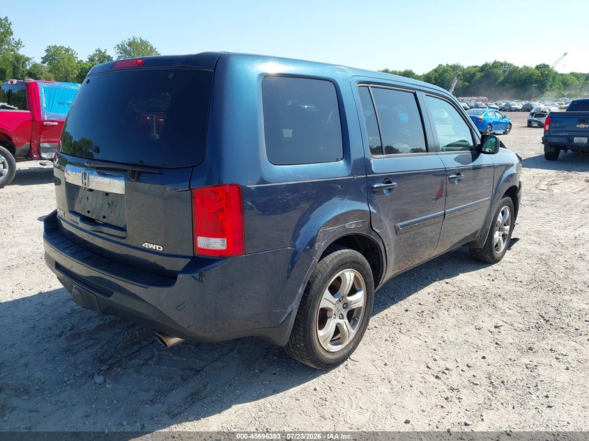 Vin: 5fnyf4h53cb058215, lot: 46195022, honda pilot ex-l 20124