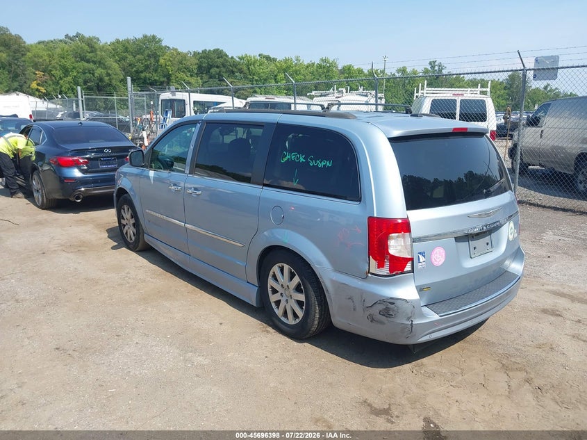 Vin: 2c7wc1bg4gr247235, lot: 46195026, chrysler town & country touring 20163