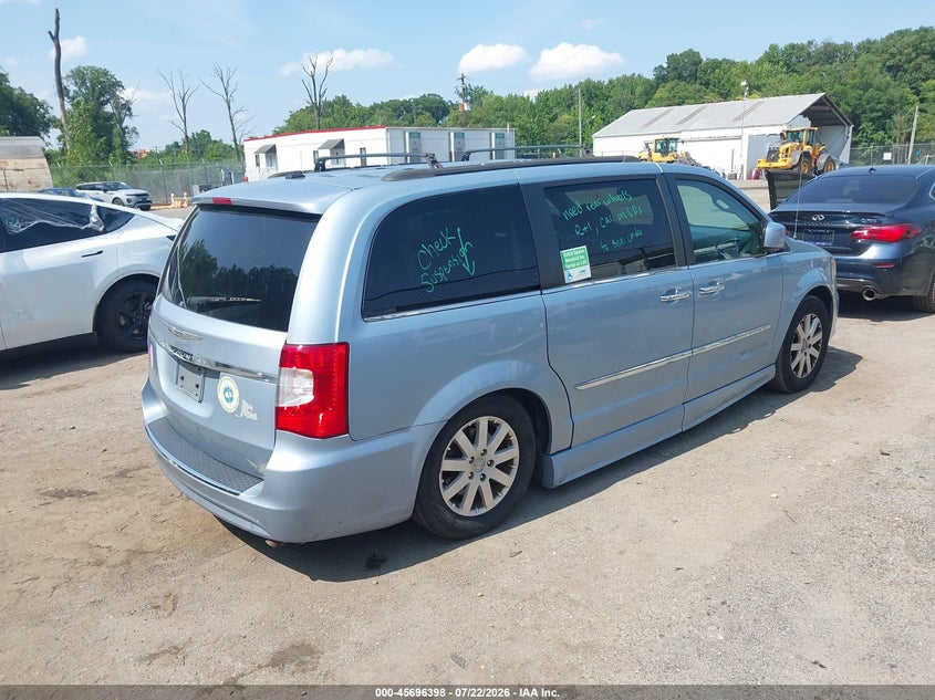 Vin: 2c7wc1bg4gr247235, lot: 46195026, chrysler town & country touring 20164