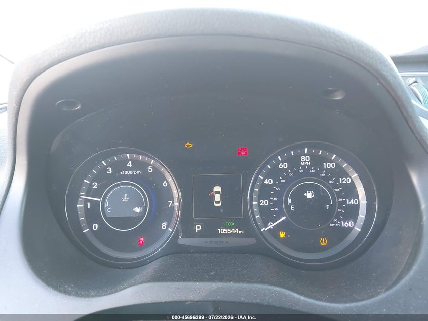 2016 HYUNDAI AZERA auction photo 7