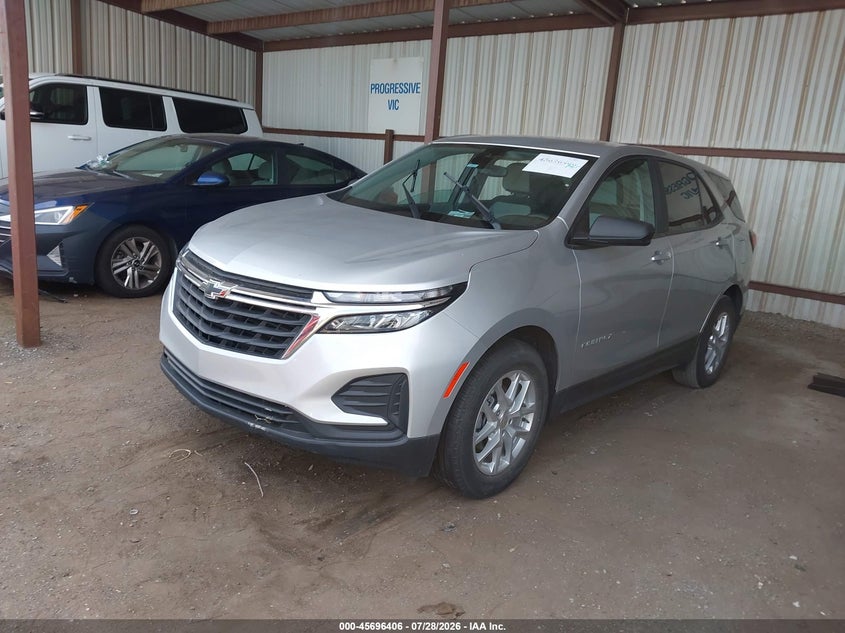 Vin: 3gnaxhevxns144486, lot: 46195034, chevrolet equinox fwd ls 20222