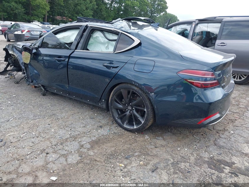 Vin: kmtg34ta7pu104412, lot: 46195036, genesis g70 2.0t rwd 20233