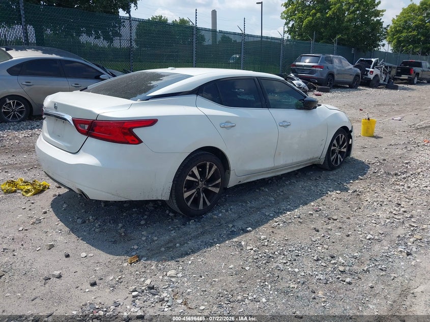 2016 NISSAN MAXIMA auction photo 4