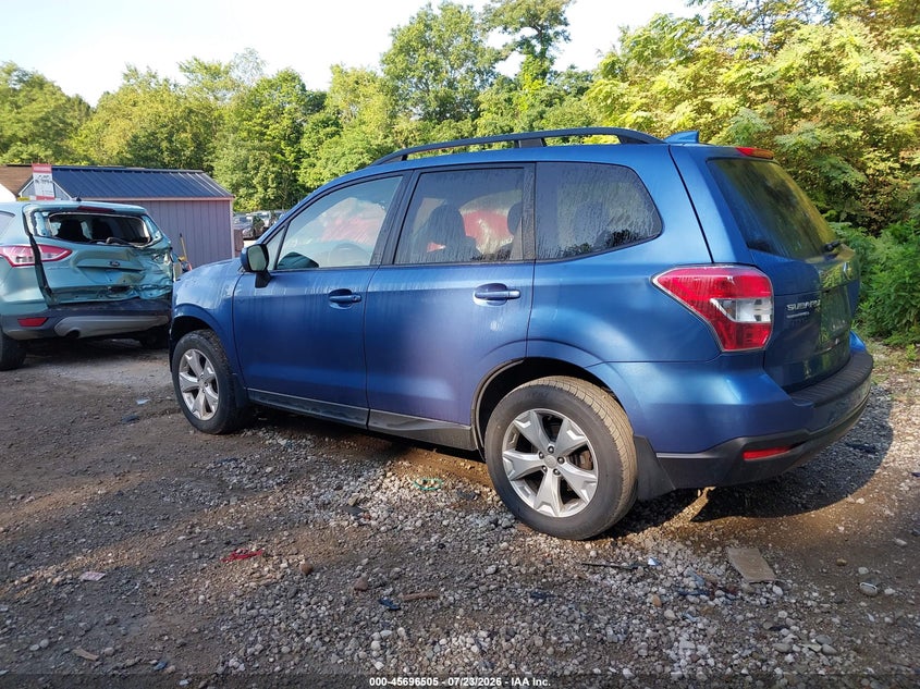 2016 SUBARU FORESTER auction photo 3