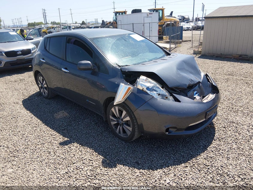 Vin: 1n4az0cpxdc401522, lot: 46195151, nissan leaf sl 2013 img_1