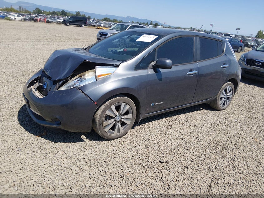 Vin: 1n4az0cpxdc401522, lot: 46195151, nissan leaf sl 20132