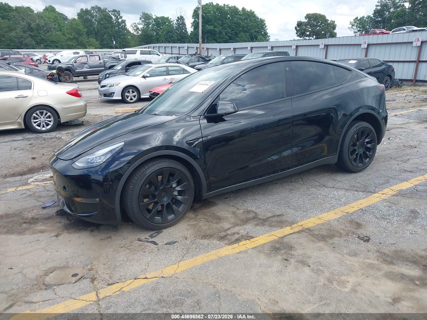 Vin: 5yjygdee3mf176221, lot: 46195190, tesla model y long range dual motor all-wheel drive 20212