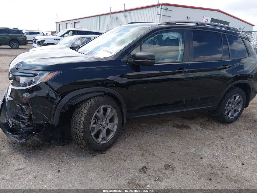 Vin: 5fnyf8h68sb014595, lot: 46195196, honda passport awd trailsport 20252