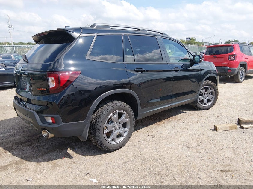 Vin: 5fnyf8h68sb014595, lot: 46195196, honda passport awd trailsport 20254
