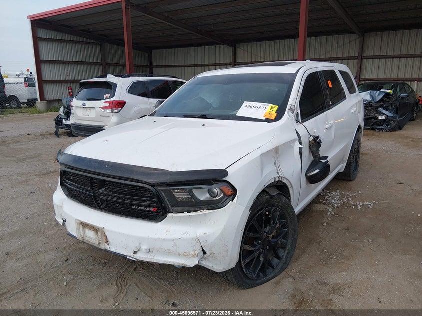 Vin: 1c4sdjct7gc403362, lot: 46195199, dodge durango r/t 20162