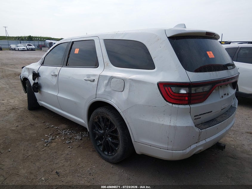 Vin: 1c4sdjct7gc403362, lot: 46195199, dodge durango r/t 20163
