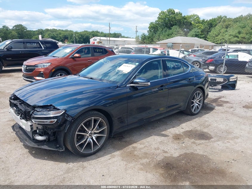 Vin: kmtg34ta5nu098347, lot: 46195201, genesis g70 2.0t awd 20222