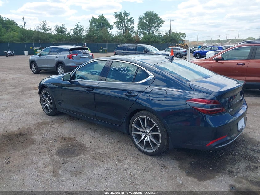 Vin: kmtg34ta5nu098347, lot: 46195201, genesis g70 2.0t awd 20223