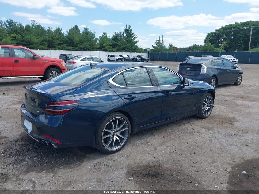 Vin: kmtg34ta5nu098347, lot: 46195201, genesis g70 2.0t awd 20224