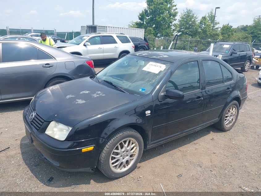 2001 Volkswagen Jetta, Удар сзади, IAAI, VIN 3VWSD69M01M218280 — фото 2