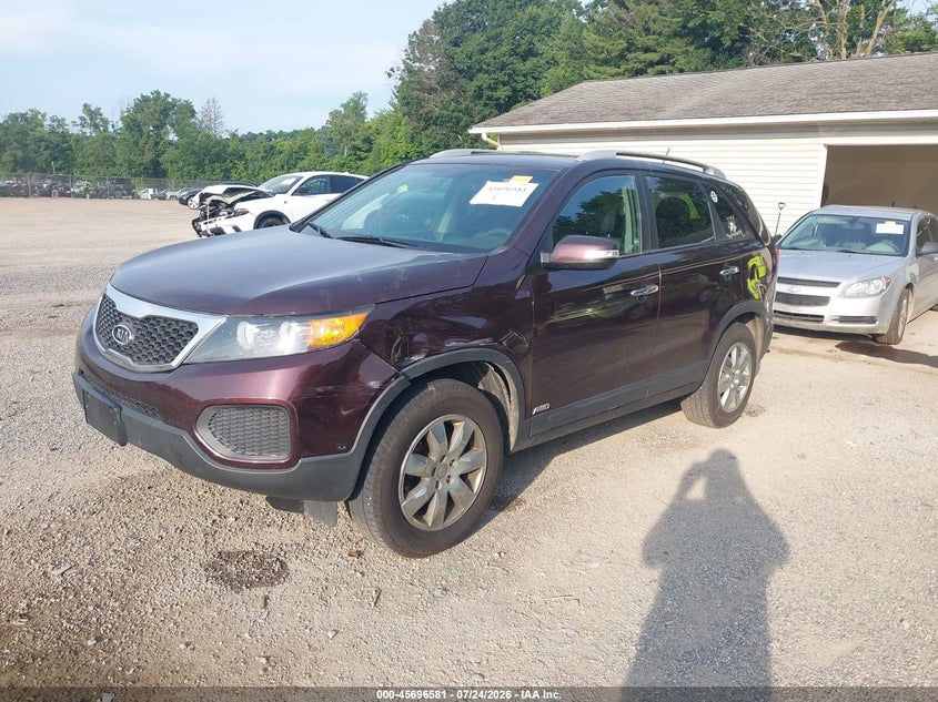 Vin: 5xyktda21cg274393, lot: 46195209, kia sorento lx v6 20122